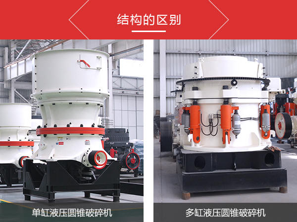 不同類型圓錐破碎機結構區別